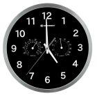 BRESSER MyTime Thermo-/ Hygro- стенен часовник 25см черен