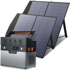 Соларна система за ток ALLPOWERS S1500 + SP027 2бр. Панели 100W
