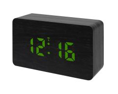 Aлармен часовник BRESSER MyTime WBG Цветен LED черен | зелен