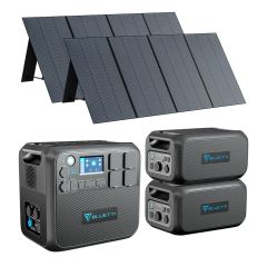 Соларна система за ток BLUETTI AC200MAX + 2 броя батерии B230+2 броя панели 350W PV350