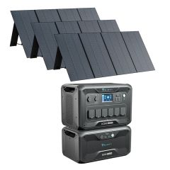 Соларна система за ток BLUETTI инвертор AC300 + батерия B300 + 3 броя панели 350W PV350