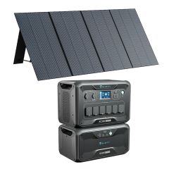 Соларна система за ток BLUETTI инвертор AC300 + батерия B300 + 1 брой панел 350W PV350